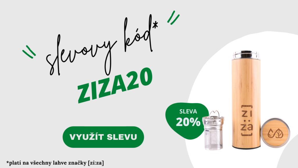 banner sleva 20% na lahve s kodem ZIZA20